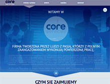Tablet Screenshot of coreservices.pl